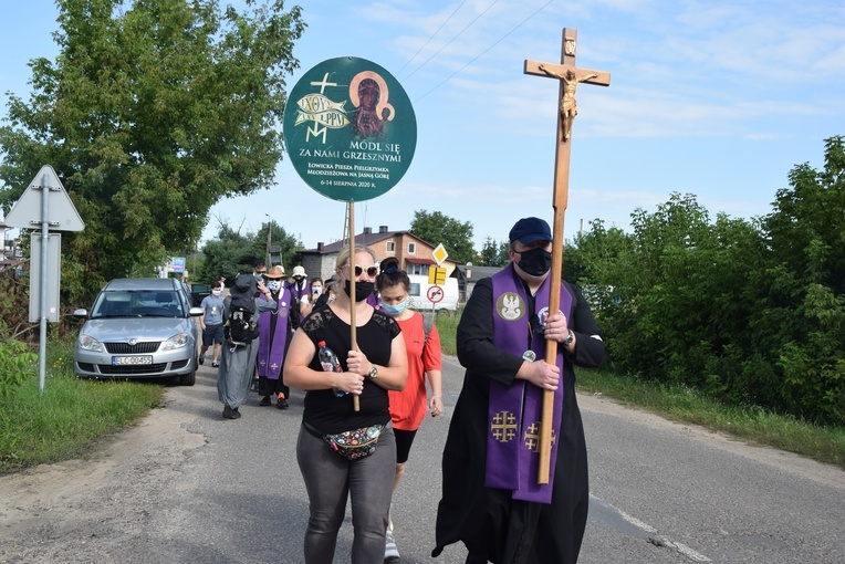 ŁPPM na Jasną Górę - Msza św. w Łowiczu