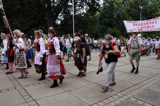 Wejście 40. Pieszej Pielgrzymki Krakowskiej na Jasną Górę