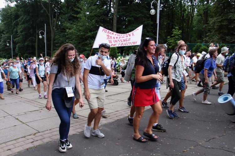 Wejście 40. Pieszej Pielgrzymki Krakowskiej na Jasną Górę