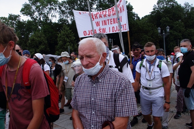 Wejście 40. Pieszej Pielgrzymki Krakowskiej na Jasną Górę