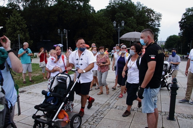 Wejście 40. Pieszej Pielgrzymki Krakowskiej na Jasną Górę