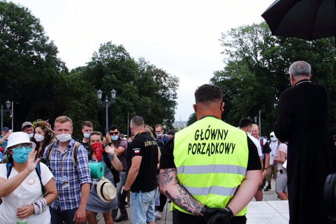 Wejście 40. Pieszej Pielgrzymki Krakowskiej na Jasną Górę