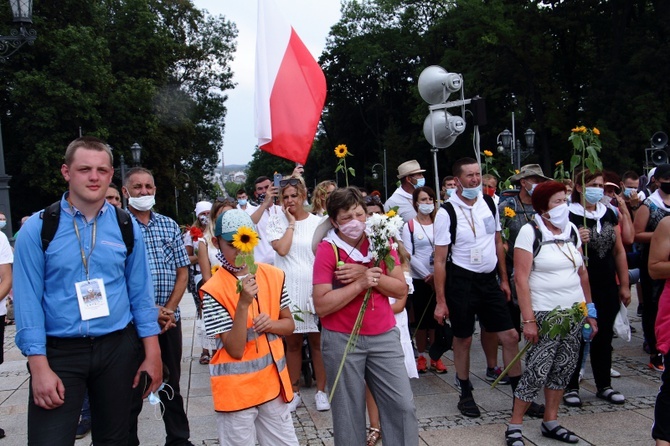 Wejście 40. Pieszej Pielgrzymki Krakowskiej na Jasną Górę