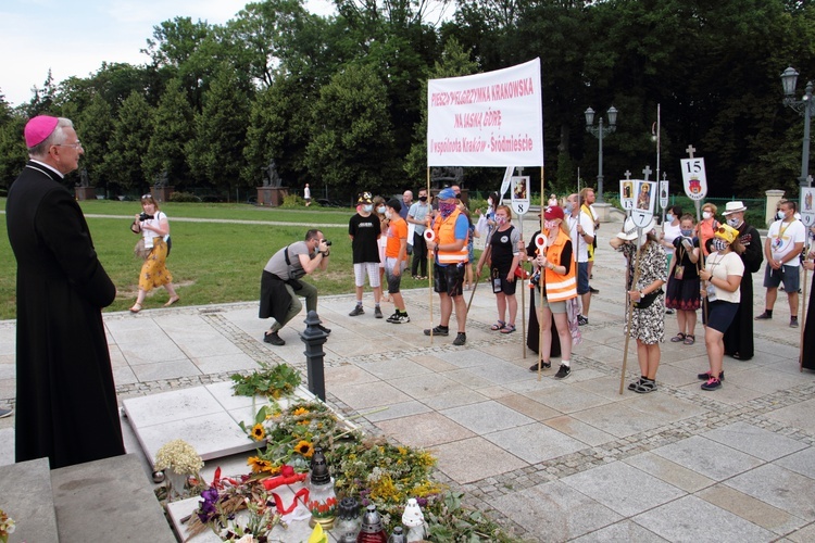 Wejście 40. Pieszej Pielgrzymki Krakowskiej na Jasną Górę