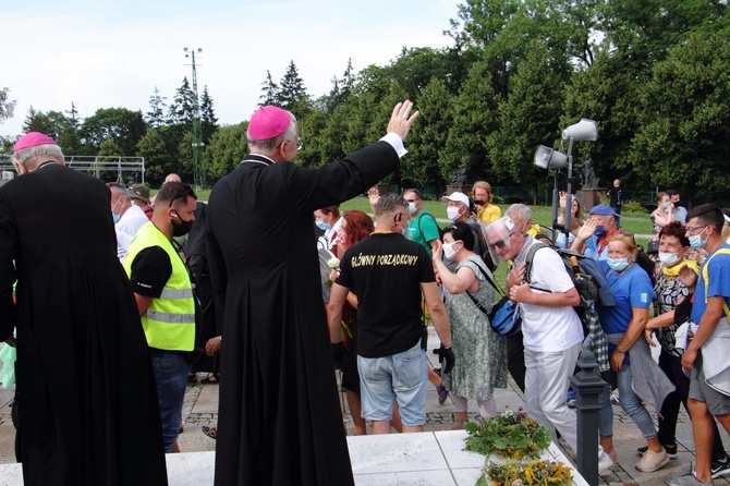 Wejście 40. Pieszej Pielgrzymki Krakowskiej na Jasną Górę