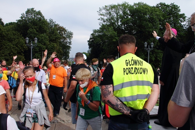 Wejście 40. Pieszej Pielgrzymki Krakowskiej na Jasną Górę