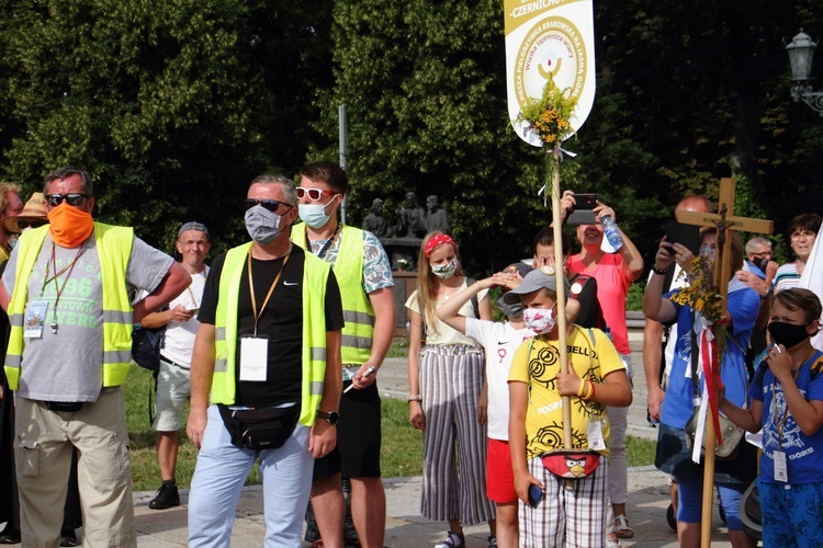 Wejście 40. Pieszej Pielgrzymki Krakowskiej na Jasną Górę