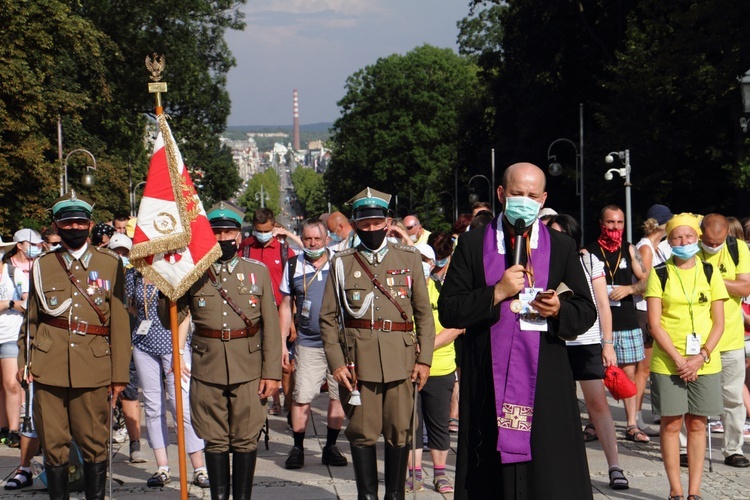 Wejście 40. Pieszej Pielgrzymki Krakowskiej na Jasną Górę