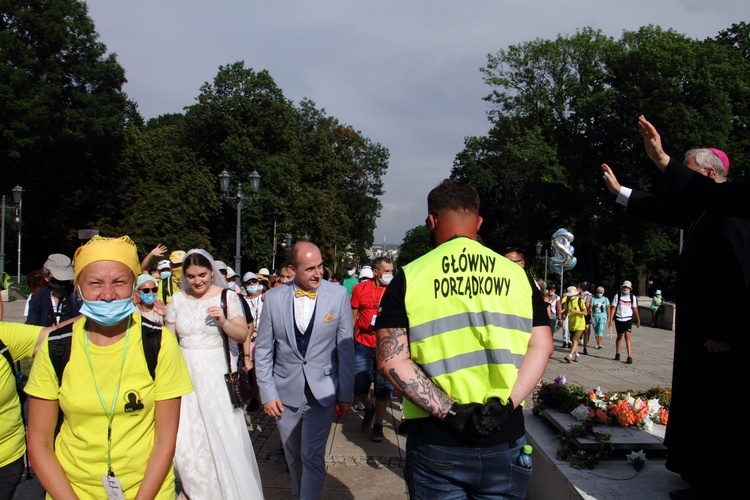 Wejście 40. Pieszej Pielgrzymki Krakowskiej na Jasną Górę