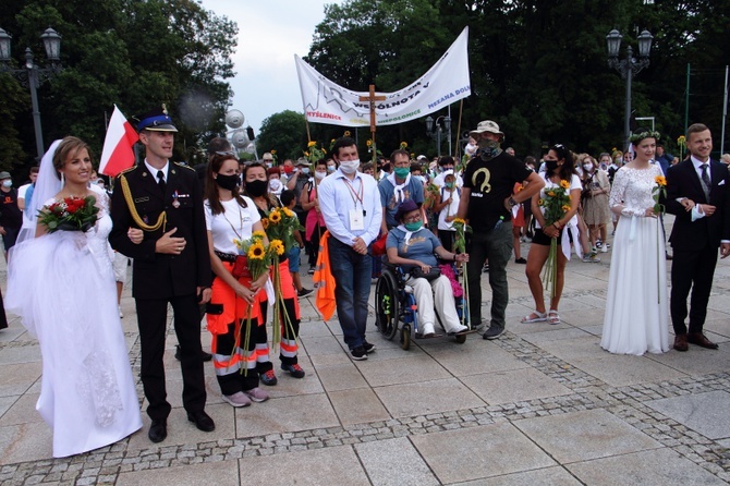 Wejście 40. Pieszej Pielgrzymki Krakowskiej na Jasną Górę