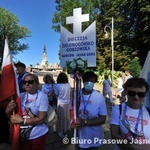 Wejście 38. Zielonogórsko-Gorzowskiej Pieszej Pielgrzymki na Jasną Górę