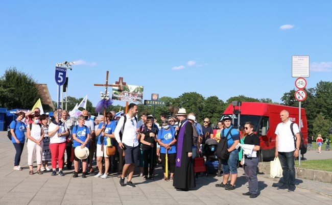 Pielgrzymka na Jasną Górę - wejście