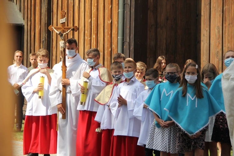 Krzyżanowice. Błogosławieństwo odnowionej dzwonnicy