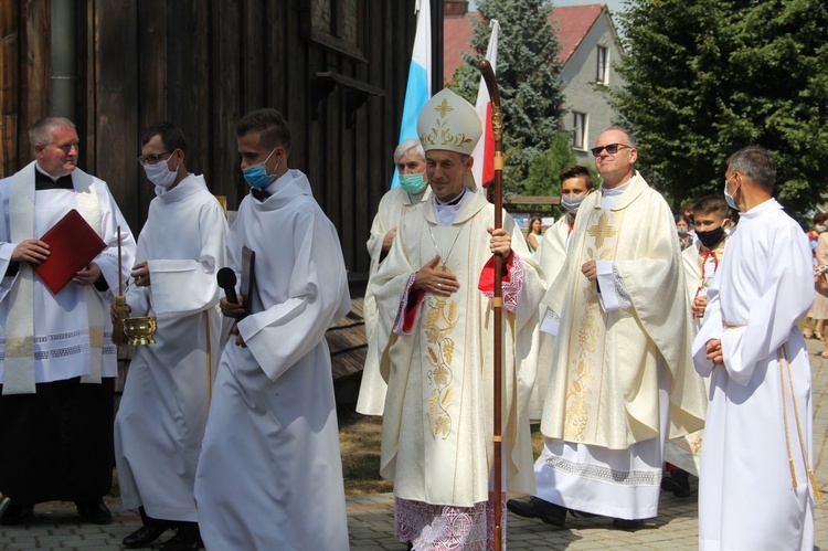 Krzyżanowice. Błogosławieństwo odnowionej dzwonnicy