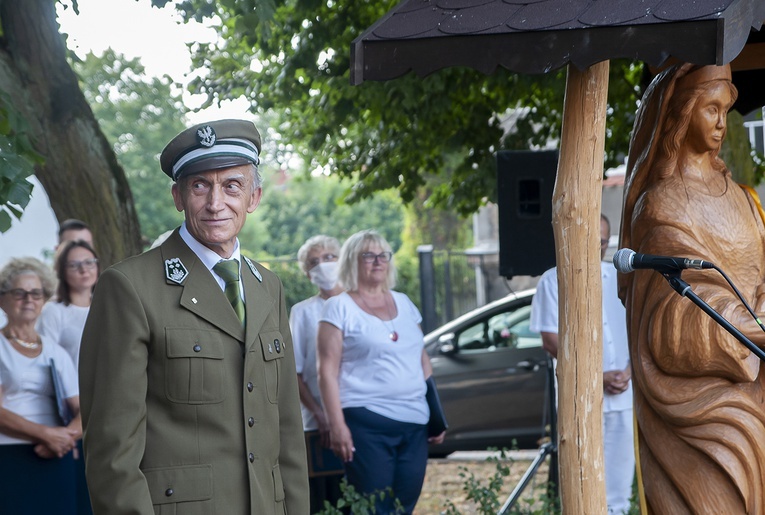 Figura św. Cecylii w Trzciance