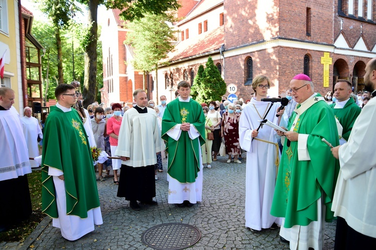 Olsztyn. Poświęcenie kaplicy św. Rocha