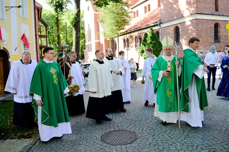 Olsztyn. Poświęcenie kaplicy św. Rocha