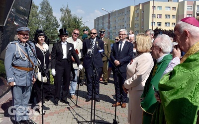 Wśród zaproszonych gości był wcielający się w postać Józefa Piłsudskiego Zbigniew Curyl.