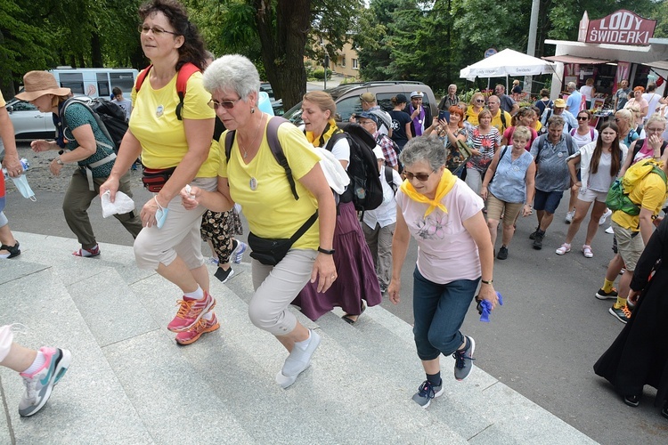 Dwójka żółta dotarła na Górę św. Anny