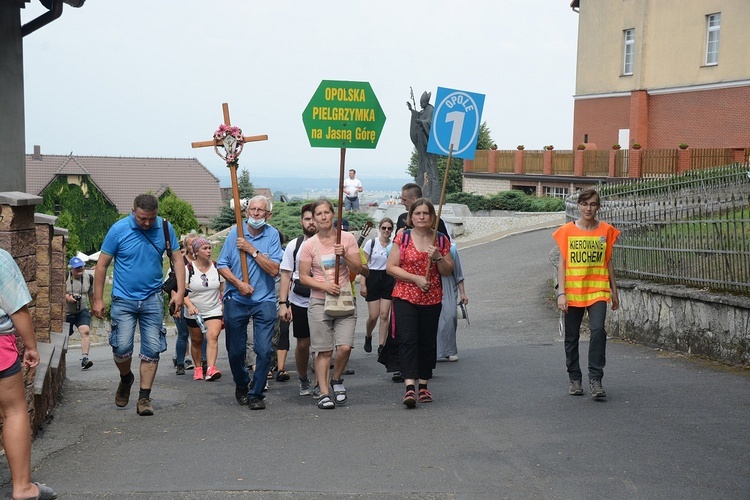 Jedynka niebieska na Górze św. Anny