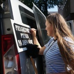 Piesza pielgrzymka na Jasną Górę - Msza i wyjście z katedry