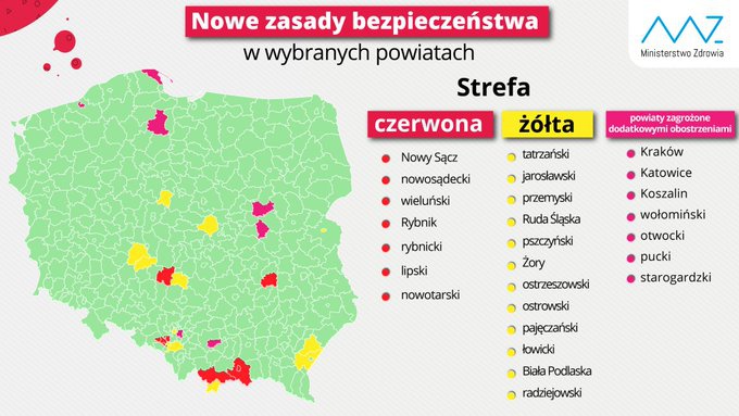 Alert epidemiczny dla Koszalina