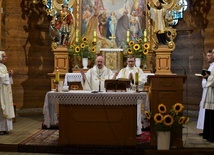Msza św. opolskiej pielgrzymki u św. Anny w Oleśnie