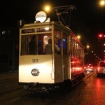 Nocny przejazd zabytkowymi tramwajami