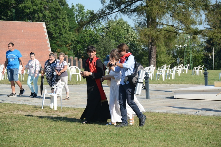 Pielgrzymkowe wejście na Jasną Górę