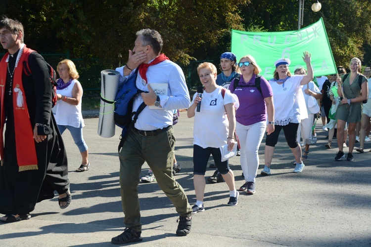 Pielgrzymkowe wejście na Jasną Górę