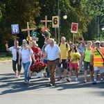 Pielgrzymkowe wejście na Jasną Górę