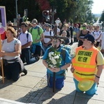 Pielgrzymkowe wejście na Jasną Górę