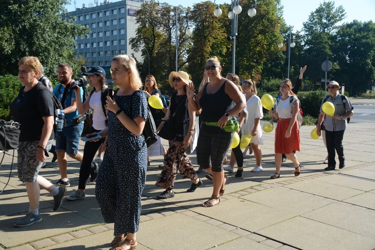 Pielgrzymkowe wejście na Jasną Górę