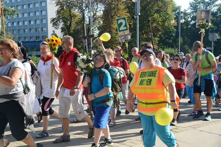 Pielgrzymkowe wejście na Jasną Górę