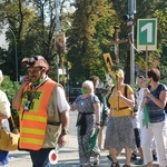 Pielgrzymkowe wejście na Jasną Górę