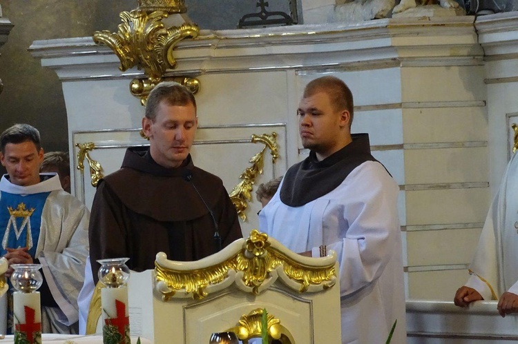 Obłóczyny u wschowskich franciszkanów