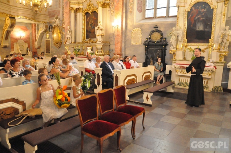 Obłóczyny w klasztorze Braci Mniejszych we Wschowie 