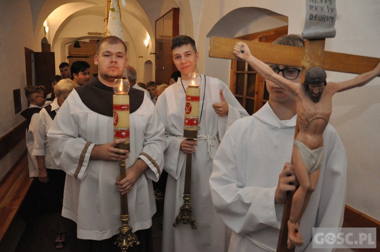 Obłóczyny w klasztorze Braci Mniejszych we Wschowie 