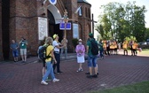 Piesza pielgrzymka na Jasną Górę - przekazanie krzyża w Konopiskach