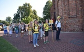 Piesza pielgrzymka na Jasną Górę - przekazanie krzyża w Konopiskach