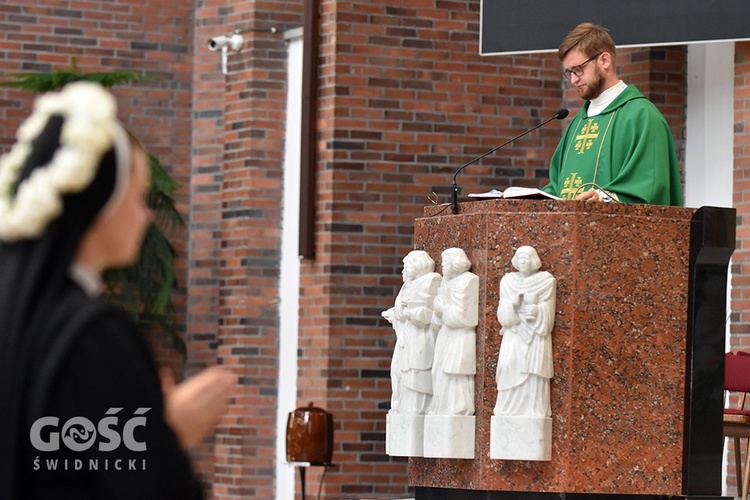 Msza św. dziękczynna za profesję wieczystą s. Miriam Klat