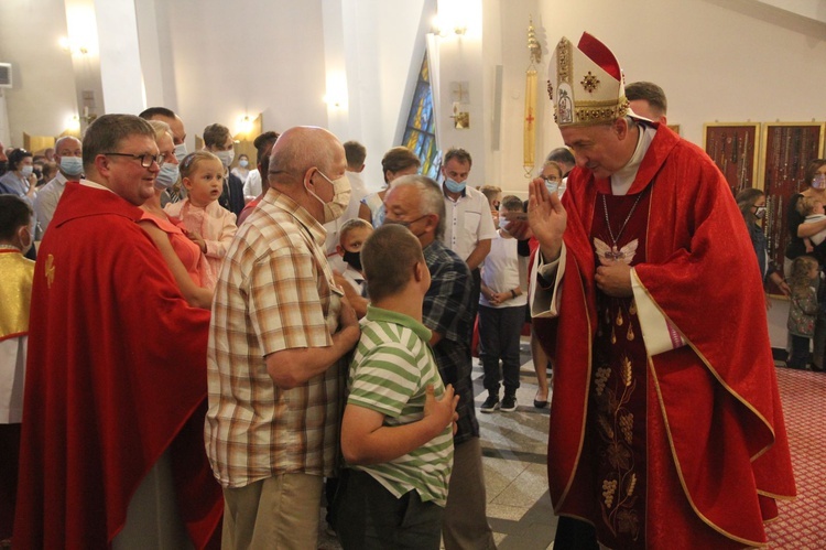 Odpust w Pasierbcu z bp. Andrzejem Jeżem