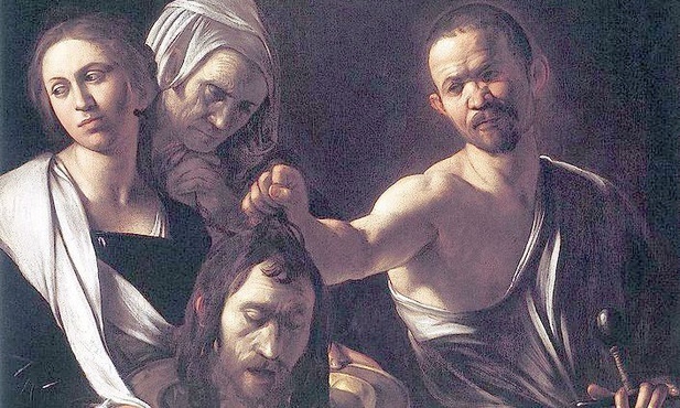 Obraz Caravaggia: Salome z głową Jana Chrzciciela