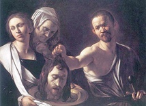 Obraz Caravaggia: Salome z głową Jana Chrzciciela