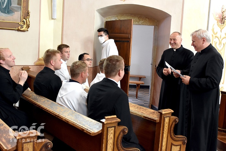Pielgrzymka kleryków przed obłóczynami