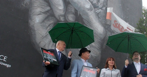 Mural wdzięczności w Polkowicach