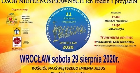 11. Pielgrzymka Chorych, Niepełnosprawnych i Ich Opiekunów z archidiecezji wrocławskiej.