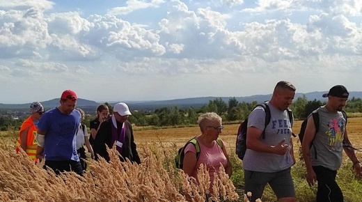 Jasnogórscy pielgrzymi z Żywca AD 2020 na trasie