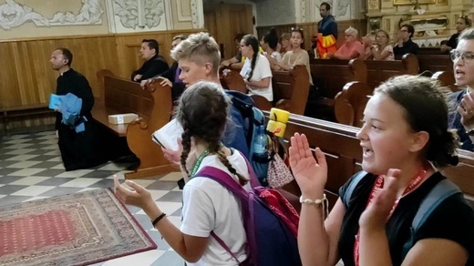 Jasnogórscy pielgrzymi z Żywca AD 2020 na trasie