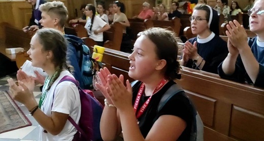 Jasnogórscy pielgrzymi z Żywca AD 2020 na trasie